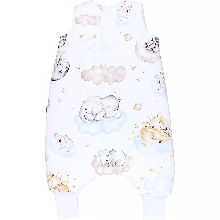 TupTam Baby Winter Schlafsack mit Beinen weiß Modell 2