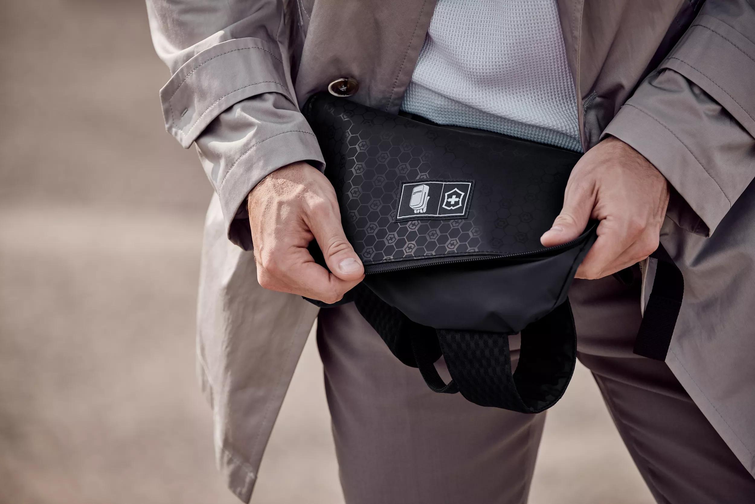 Faltbarer Rucksack-schwarz