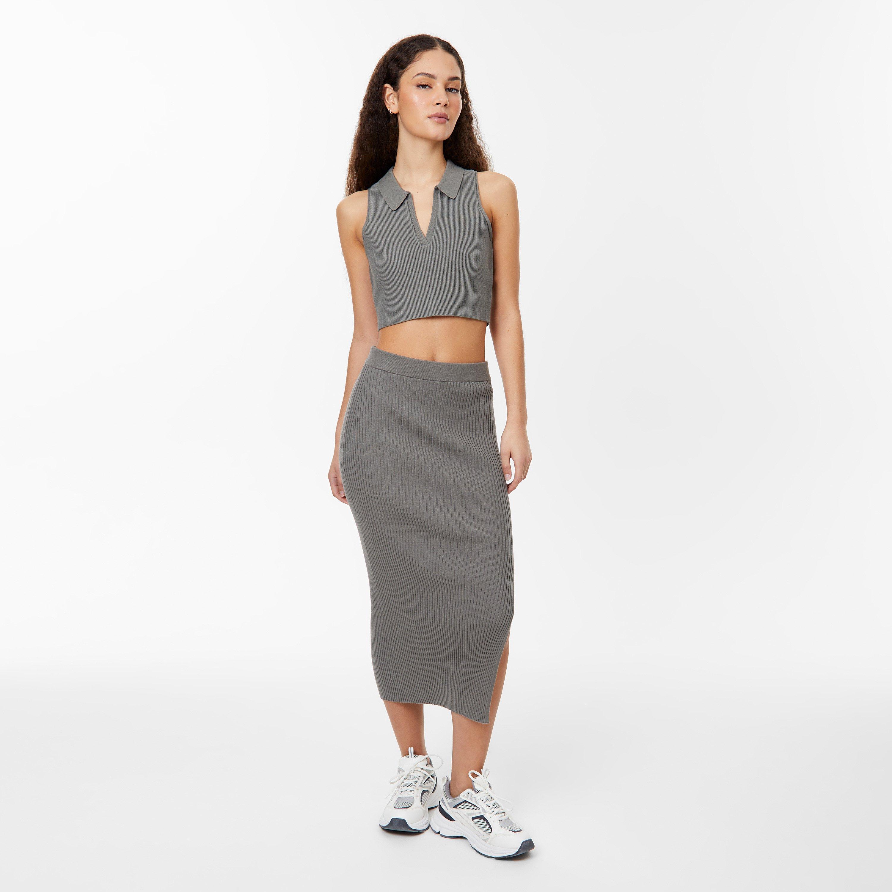 Jack Wills JW Knitted Midi Skirt