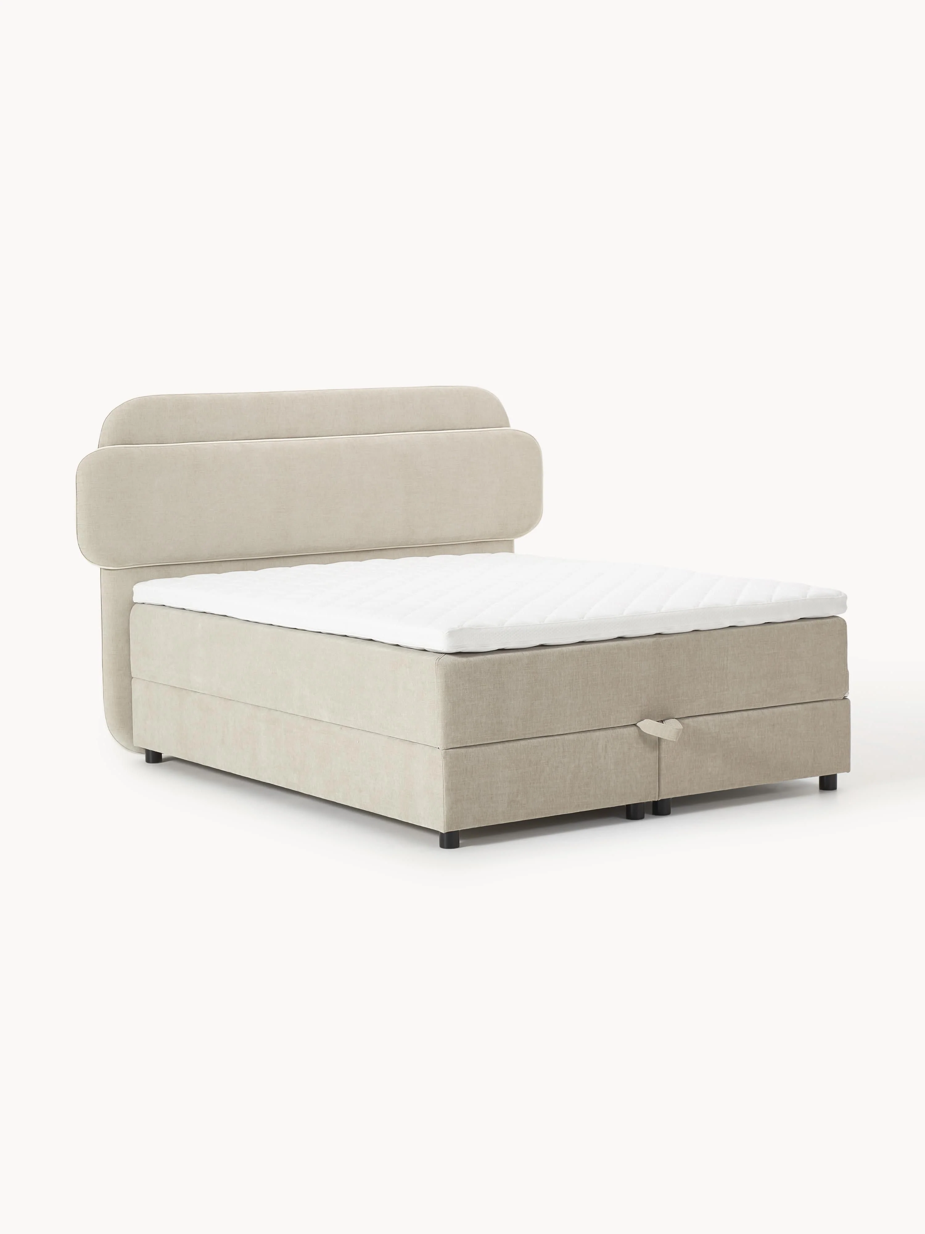 Boxspringbed Enrica met opbergruimte