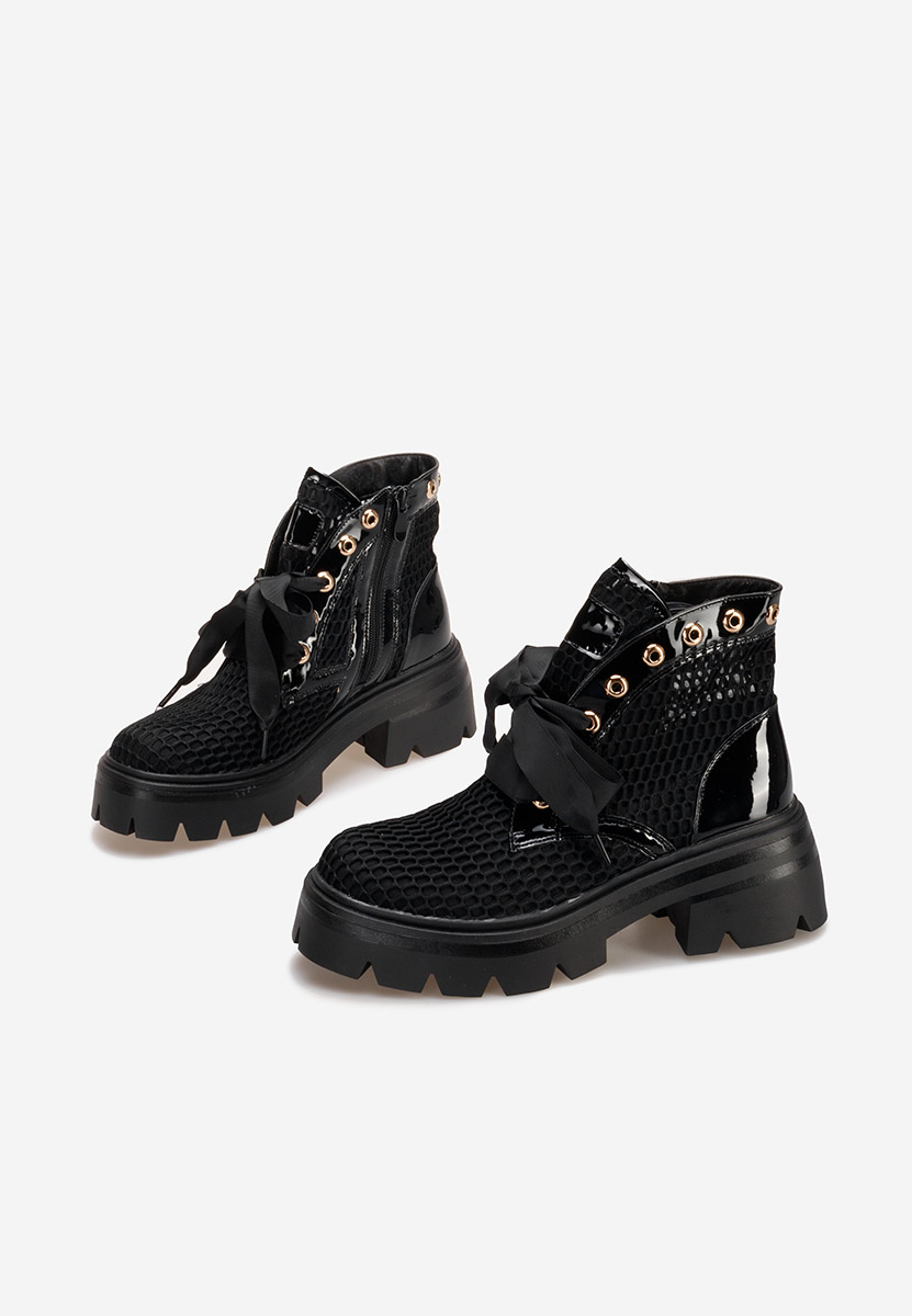 Boots femme noires Marcania V3