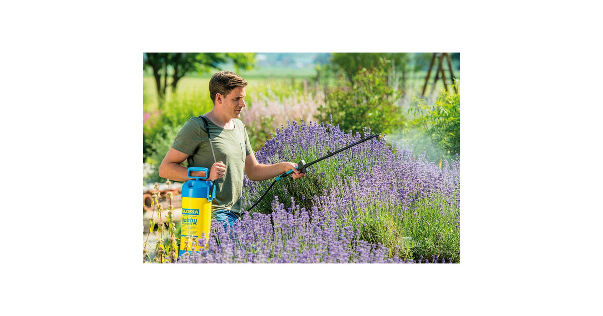 GloriaDrukspuit hobby exclusiv  (Geel/blauw)