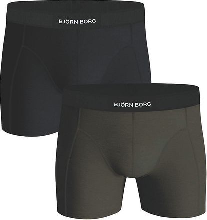 Bjorn Borg Boxers 2 Pack Black/Green 10001298-MP005 kopen