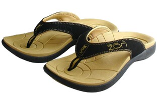 Zori Teenslippers Beige/Zwart Maat-10 1PR