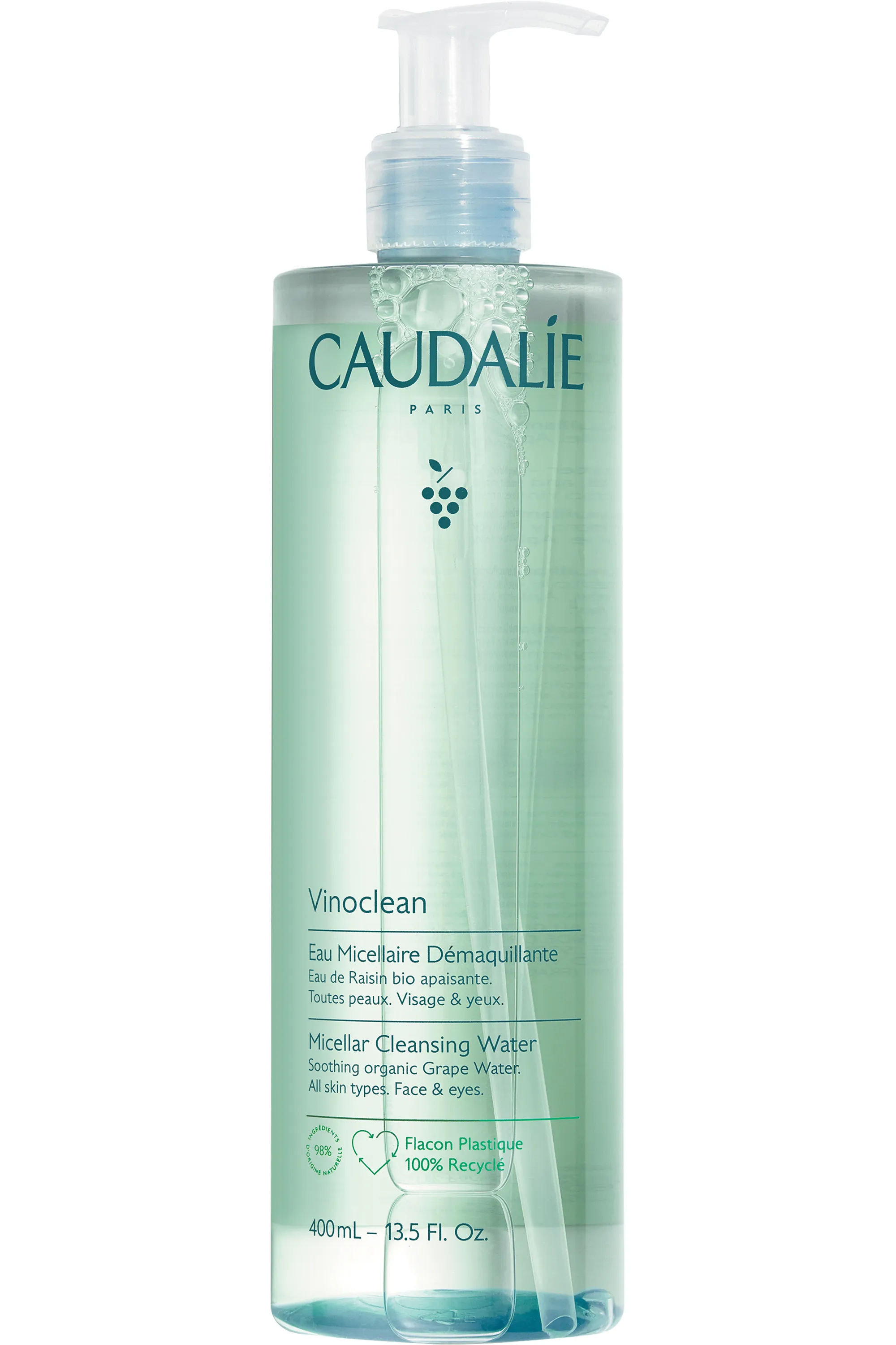 Caudalie Eau micellaire démaquillante Vinoclean-100 ml