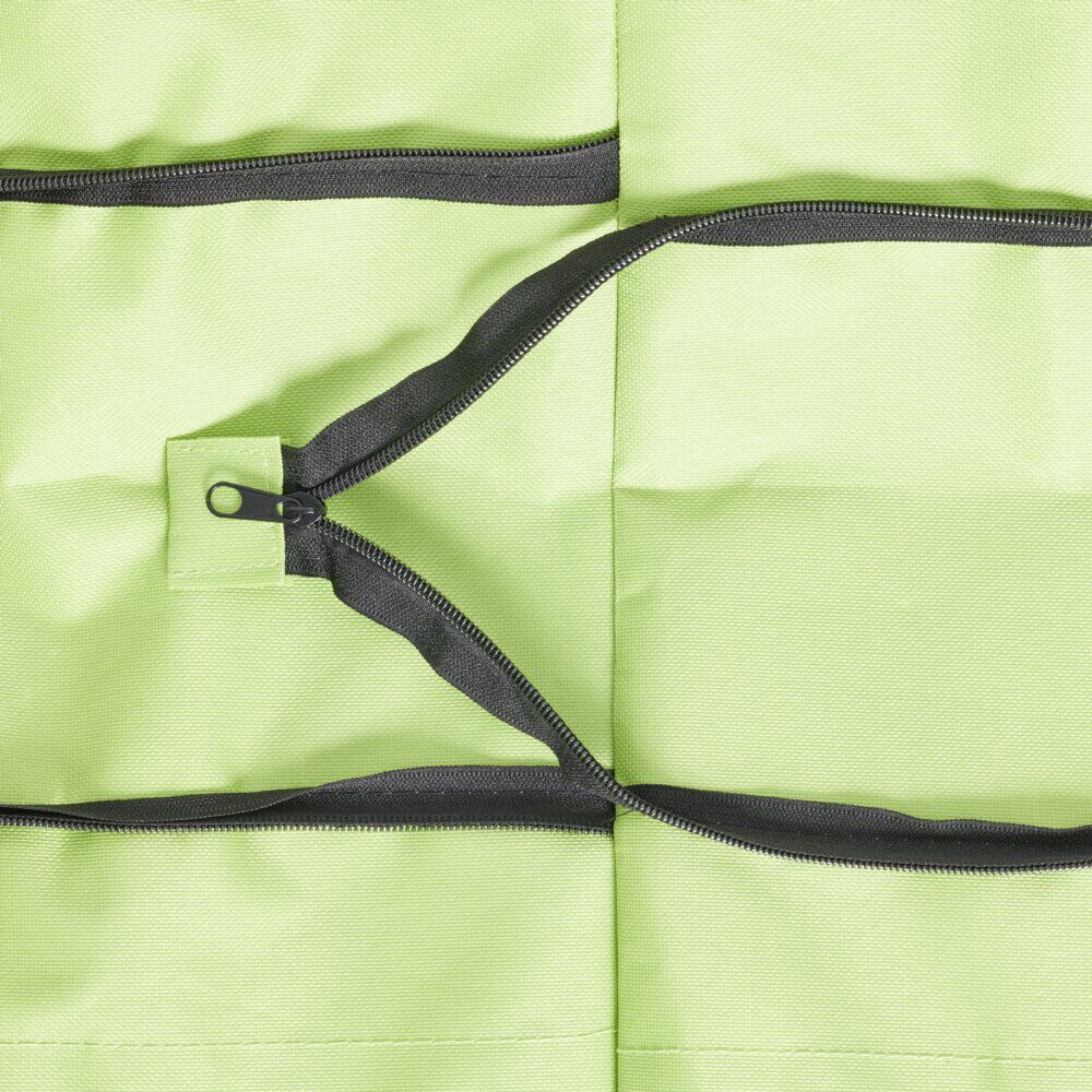 Sac de courses ajustable à roulettes 20L orange ou vert