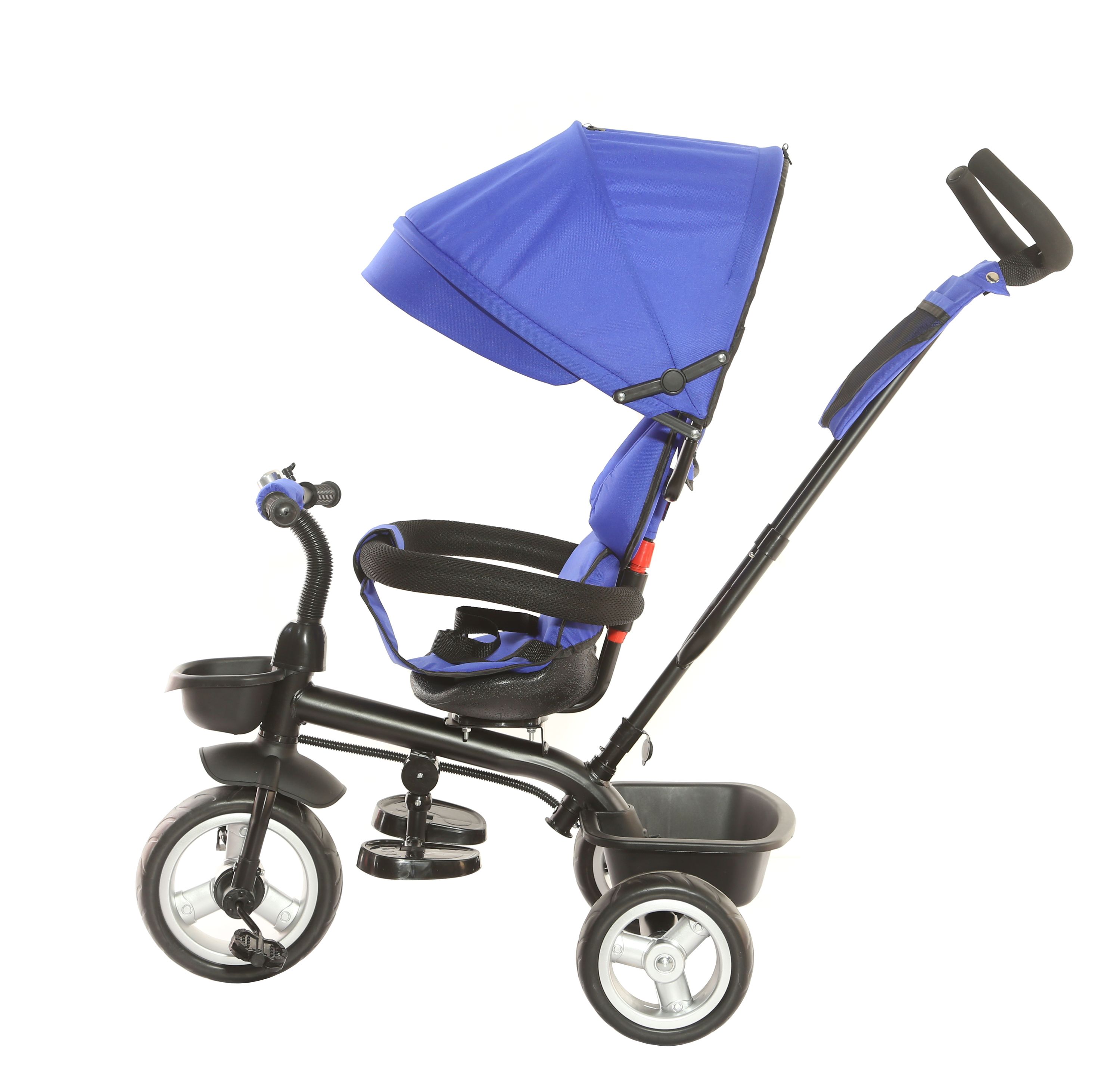 Dreirad Kinderwagen YUKI 2-in-1 dunkelblau
