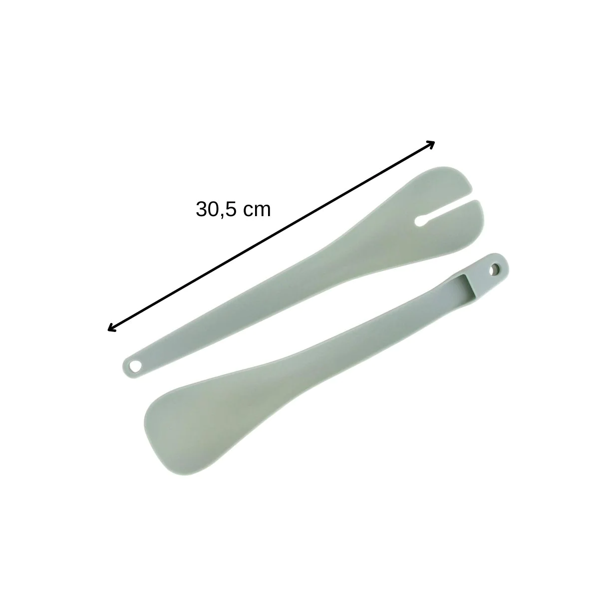Lot de couverts à salade en plastique Fackelmann