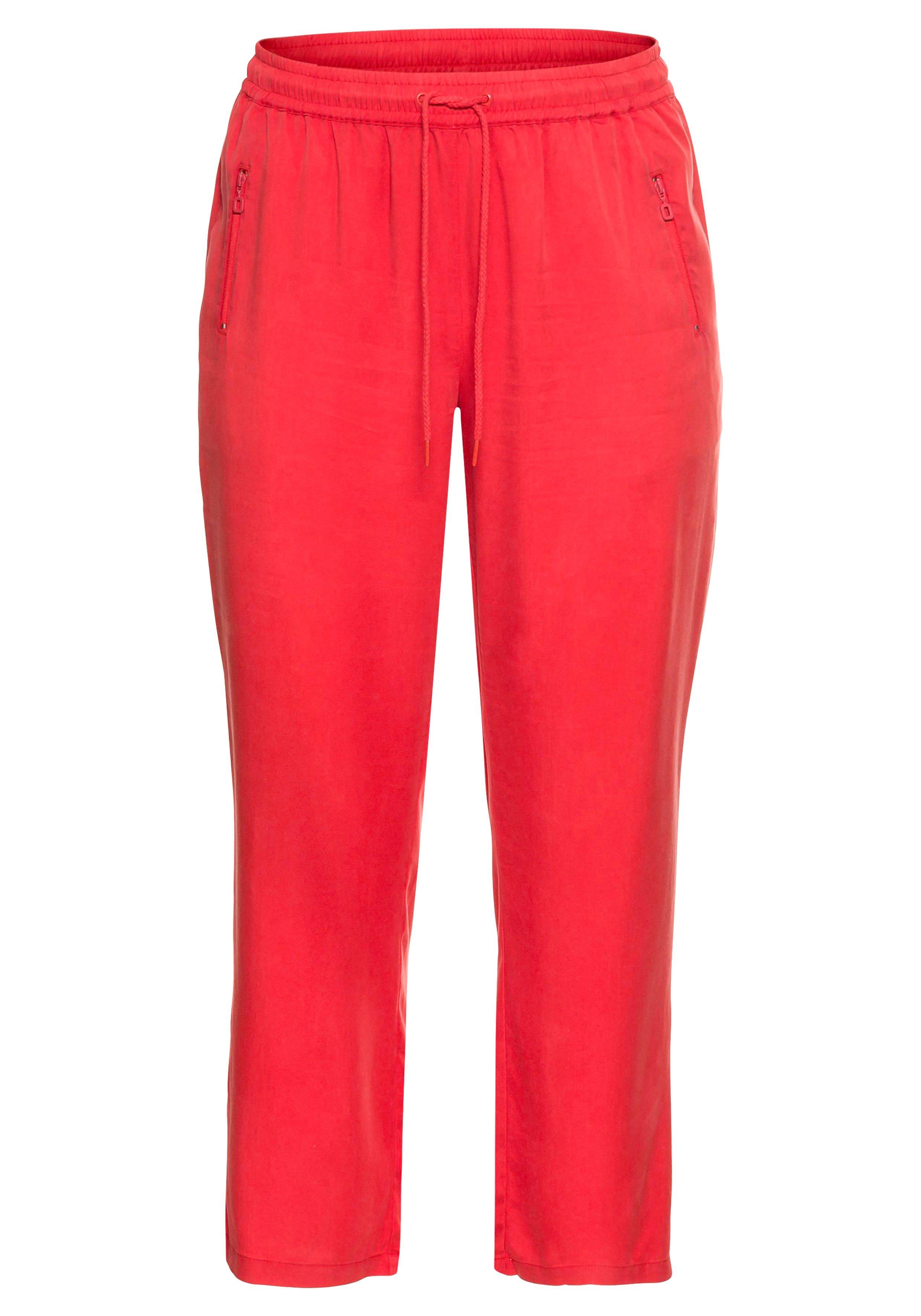 Gerade Joggpants mit elastischem Gummischlupfbund