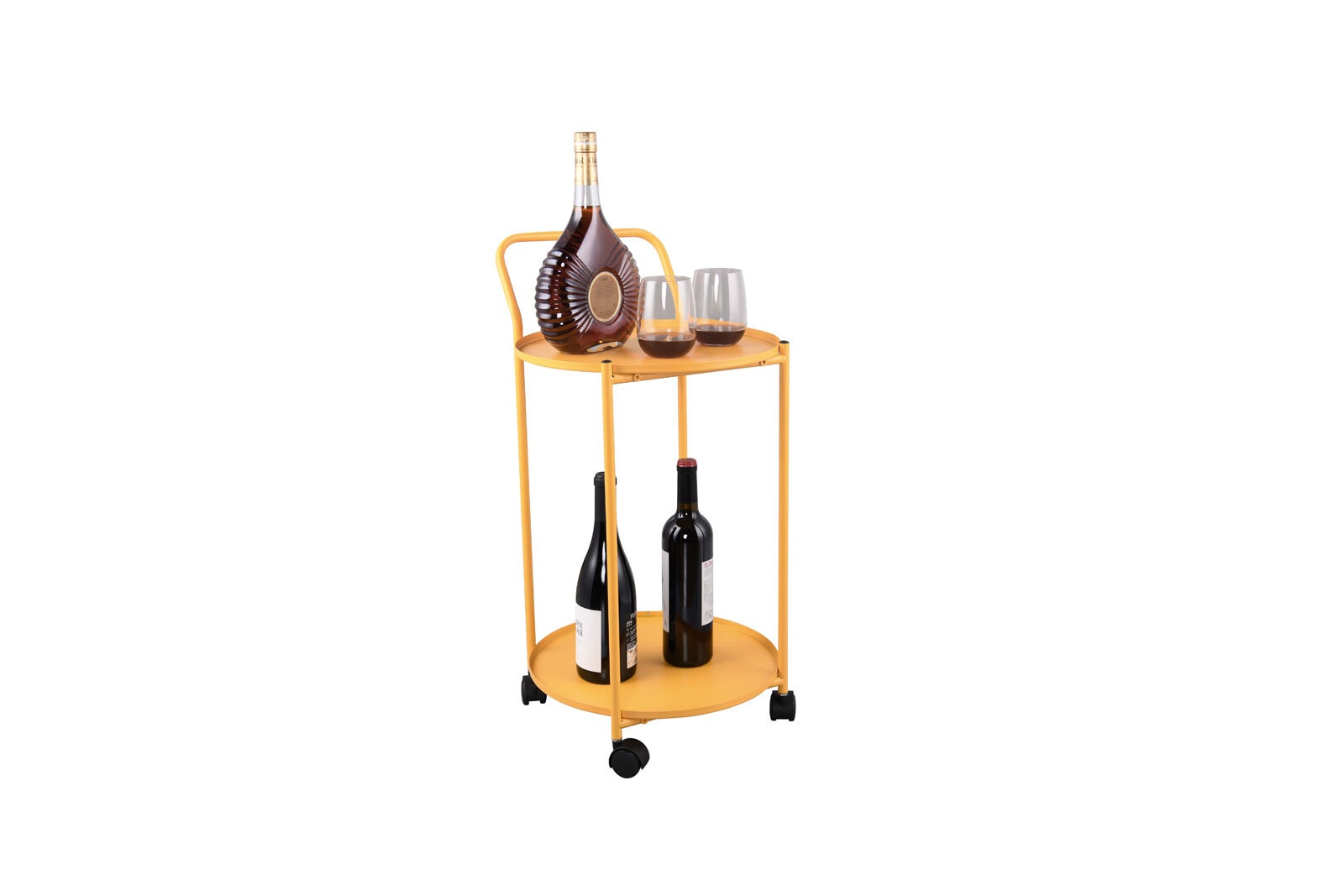 Beistelltisch EDDA 39 x 68 cm gelb