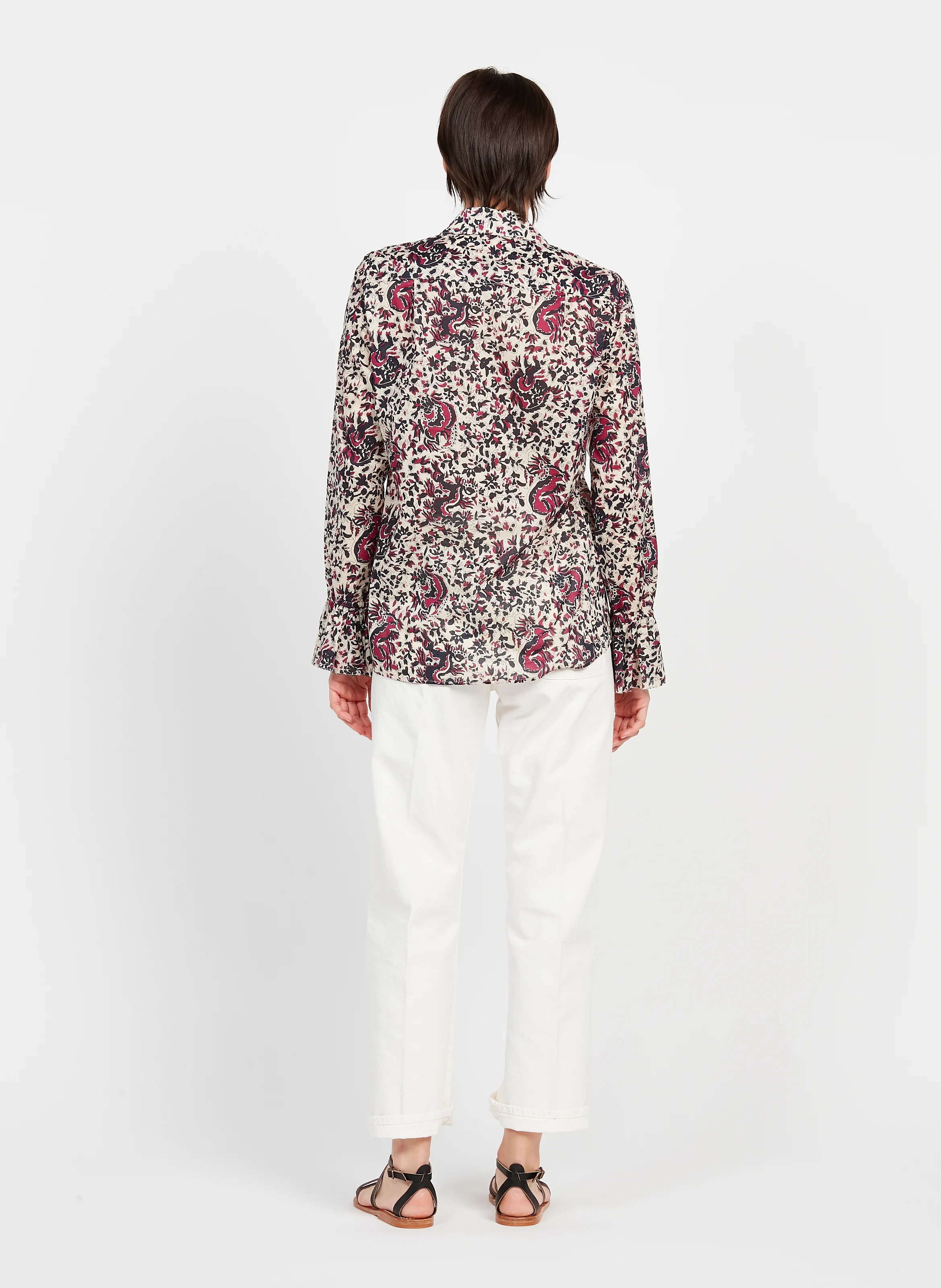 MOON - Jean droit en coton | Blanc