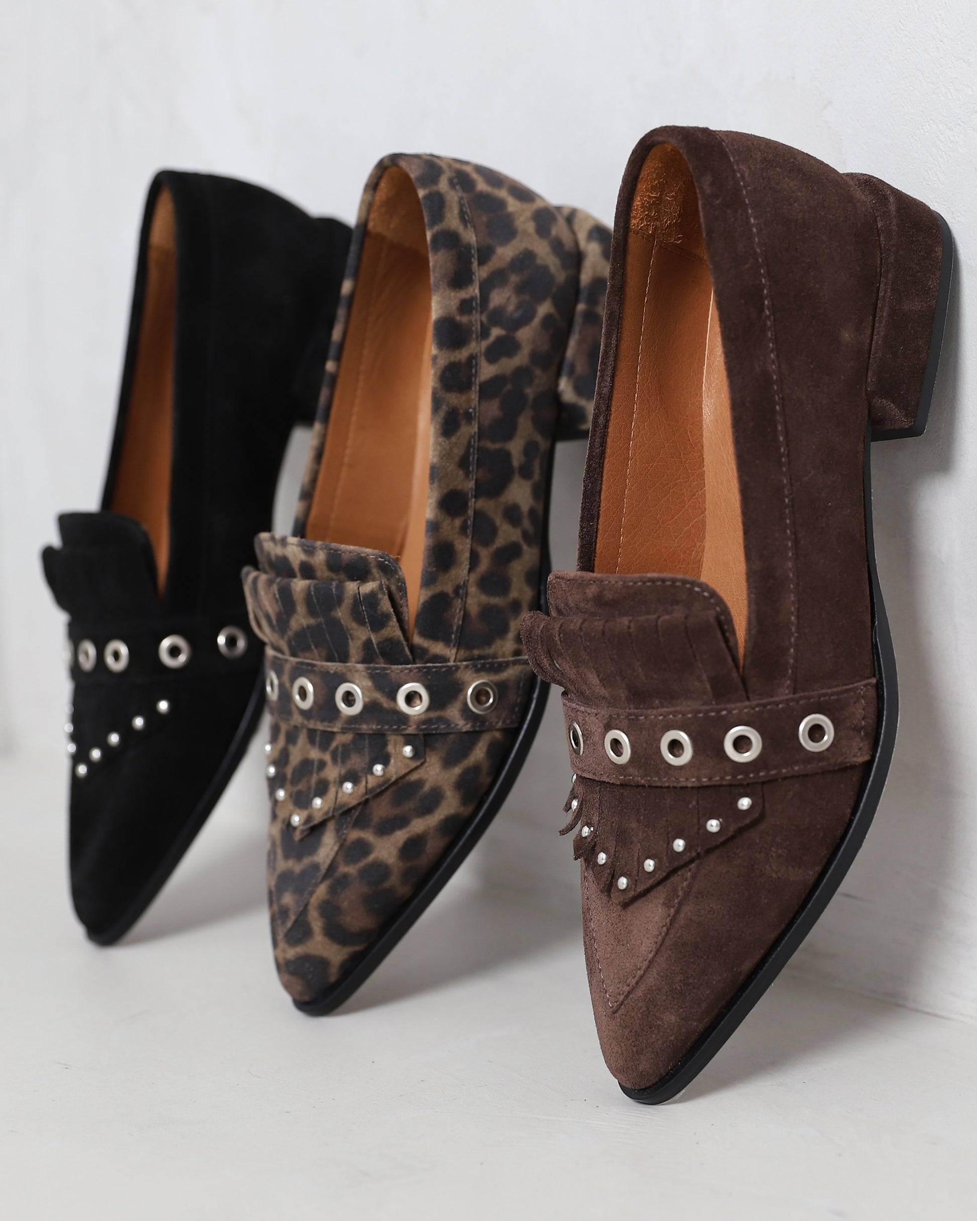 VIA VAI luipaardprint dames loafers Jazz Emily