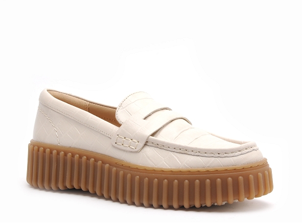 Clarks basses femme torhill penny blanc
