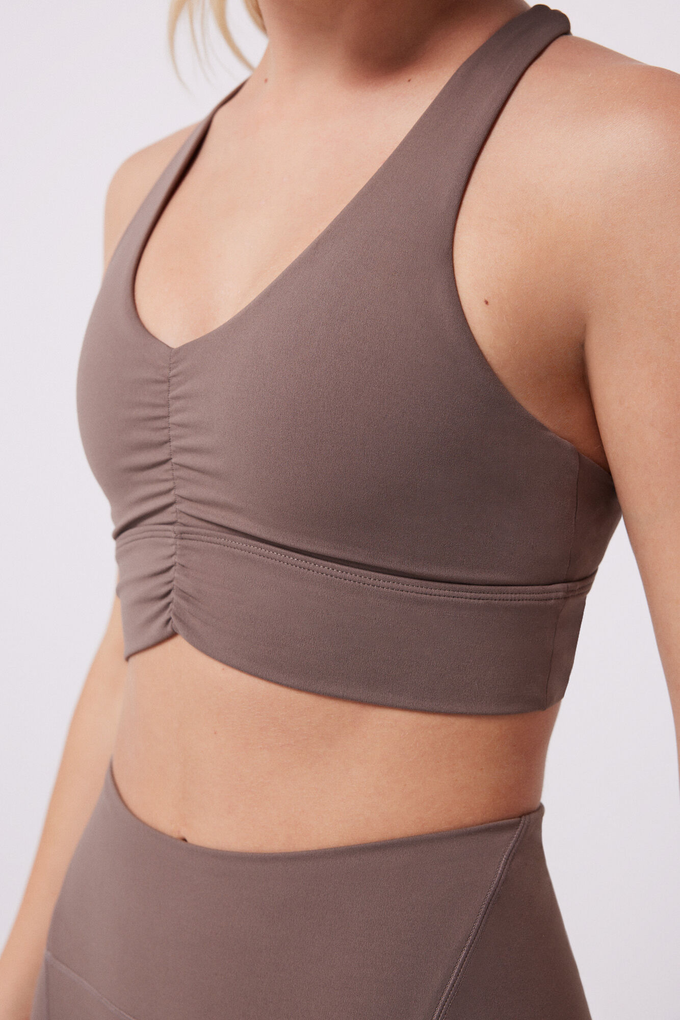 Sutiã esportivo Soft Move marrom