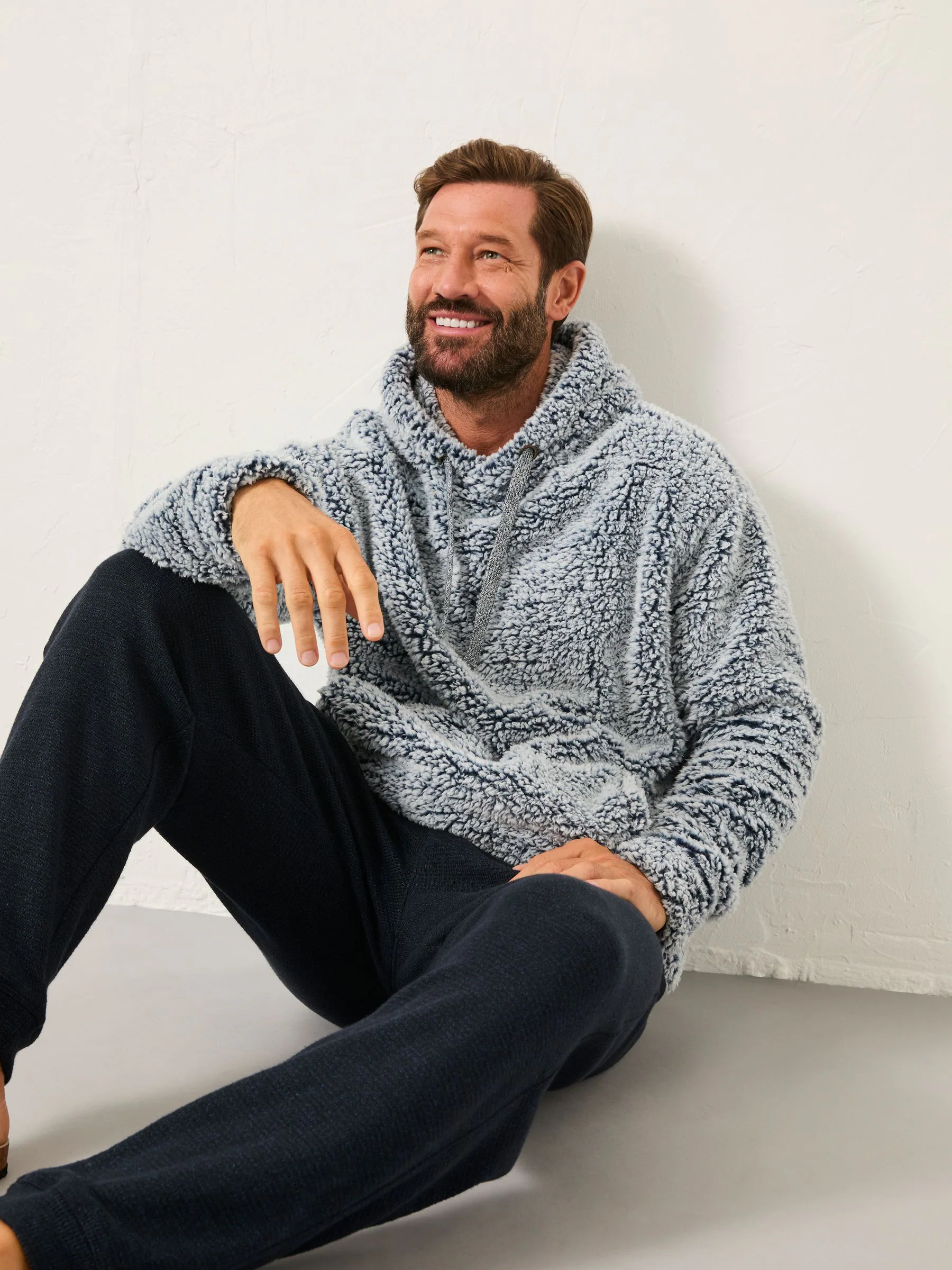 Marineblauw - FatFace Sofa Snuggle Hoodie