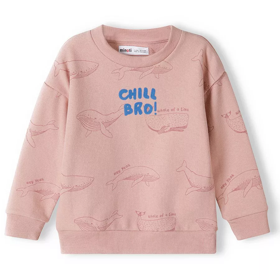 MINOTI Sweatshirt Lachs Lachsrot
