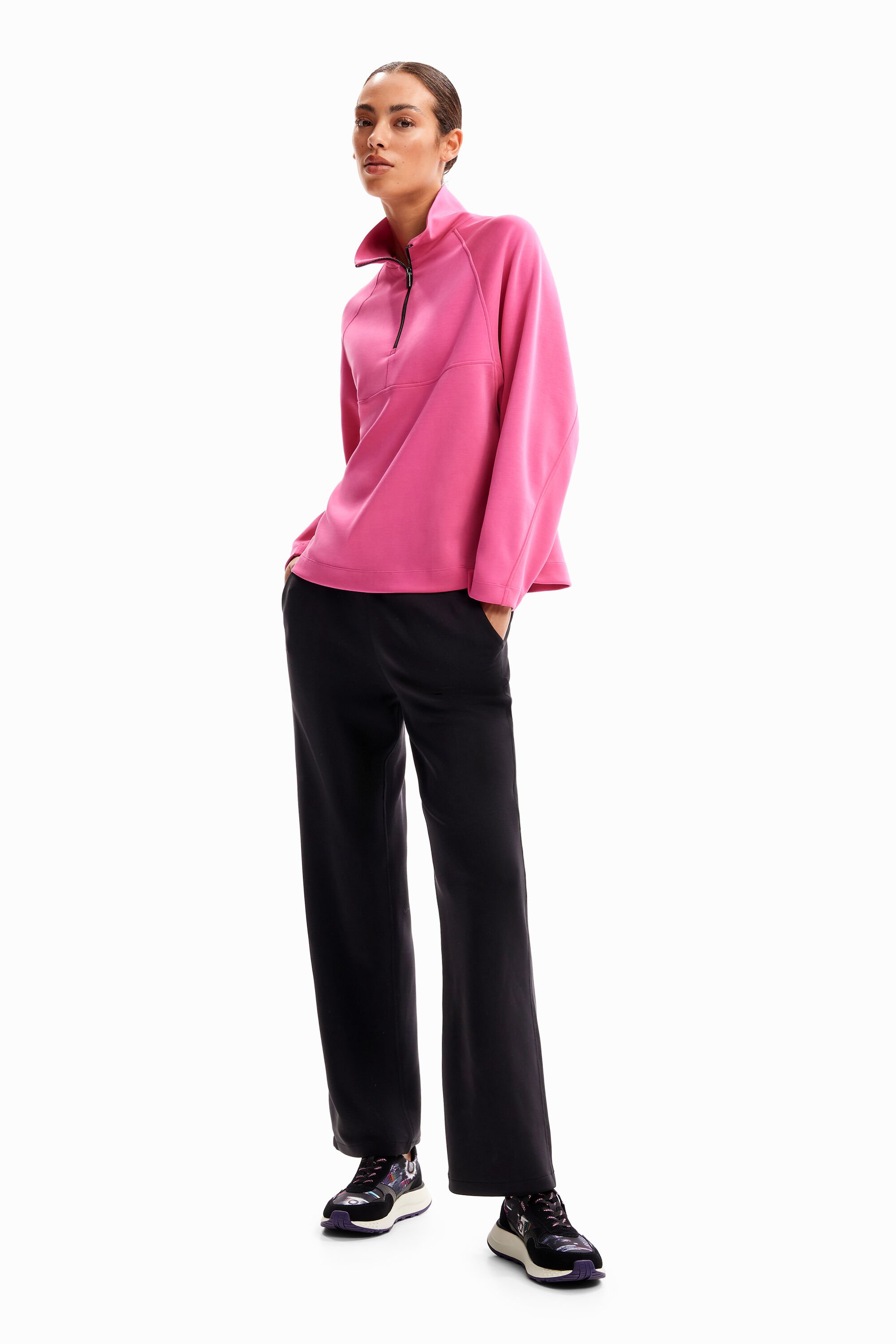 Sweat-shirt oversize sport
