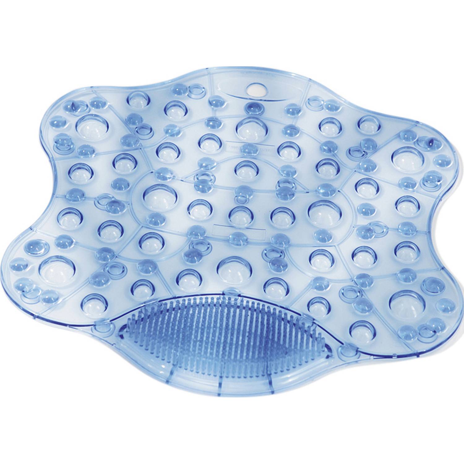 Duschmatte mit Bürste