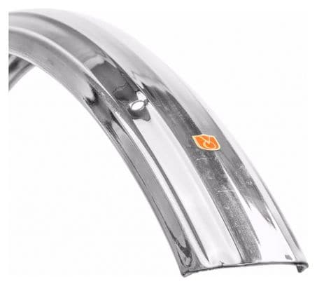 Paire de Garde-Boue VéloOrange 650mm Zeppelin Fenders 52mm Argent