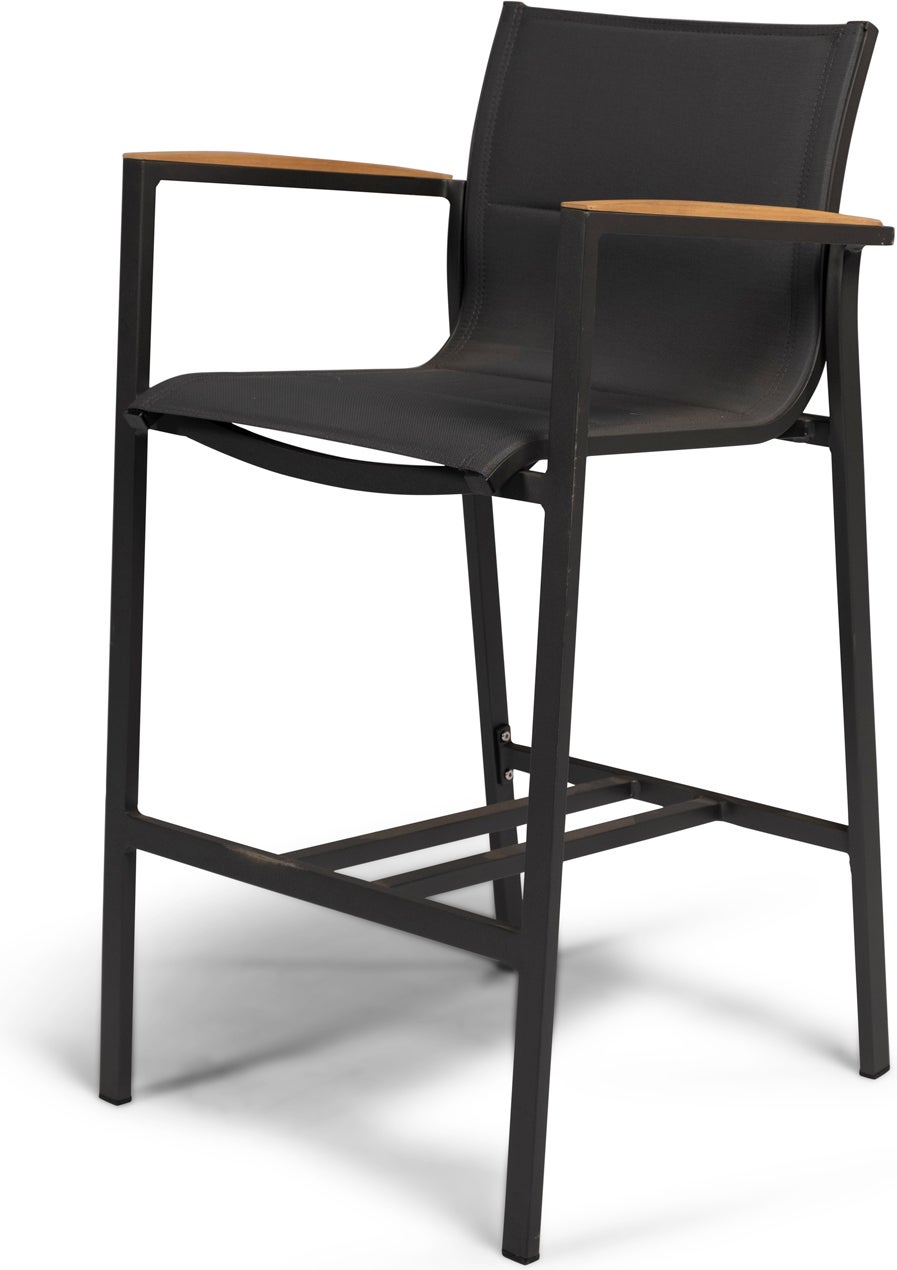 Tierra Outdoor barstoel Foxx antraciet