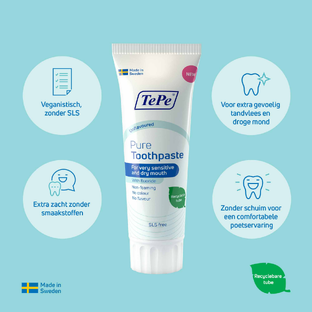 TePe Pure Toothpaste Unflavoured 1ST