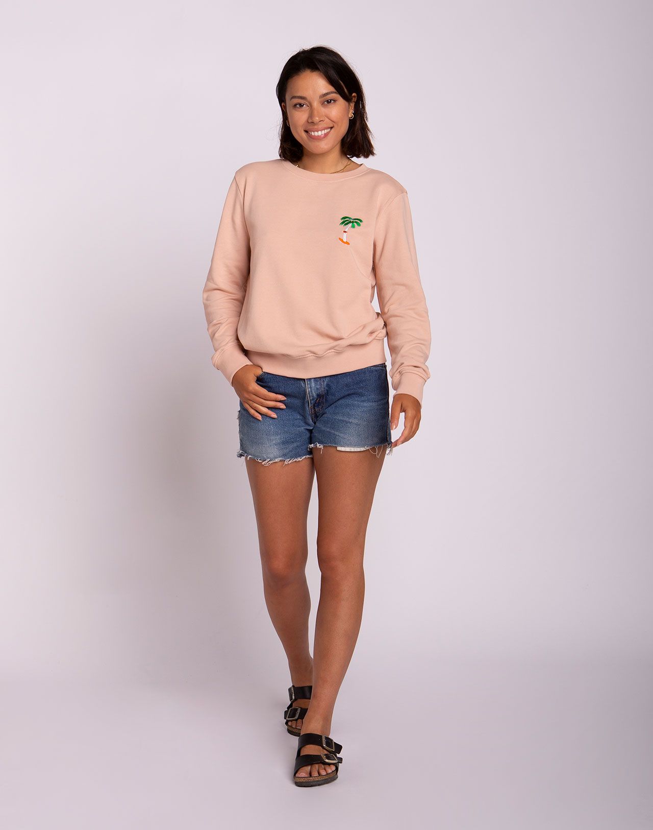 Olow Sweat Skatepalm Girl Rose S