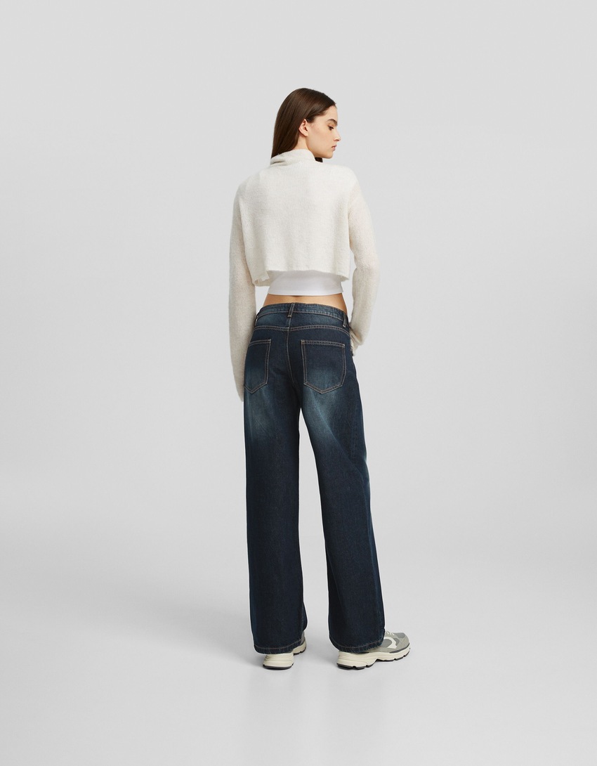 calças jeans largas