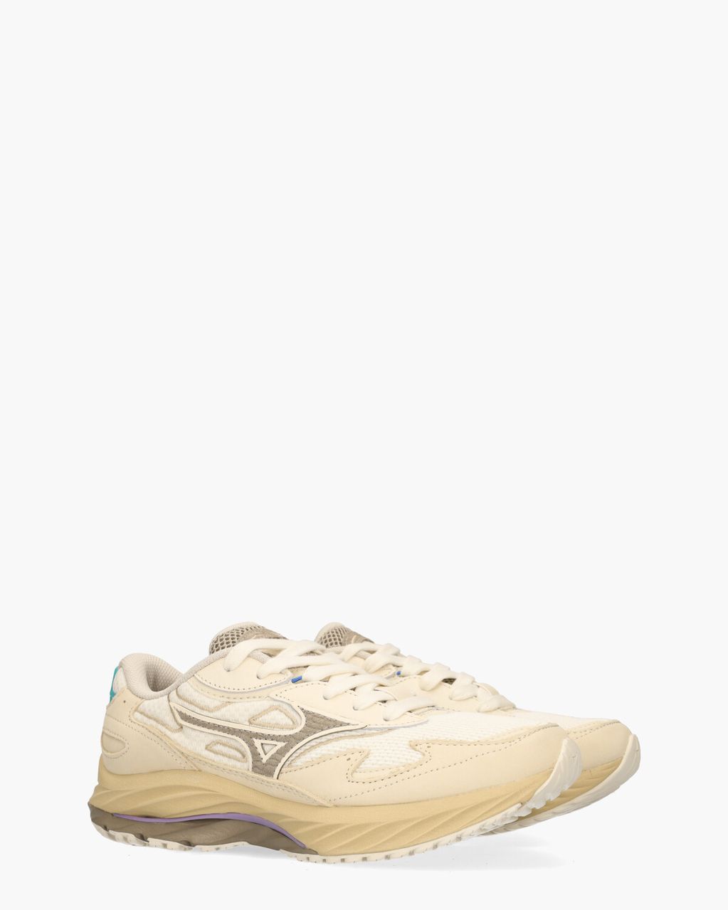 Mizuno Wave Rider 8 Off-White/Beige Damessneakers