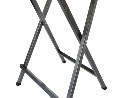 Staande biertafel 78 x 78 x 110 cm, natuurlijk hout, zilver