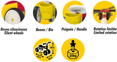 Smoby Mickey Rookie Gåsykkel