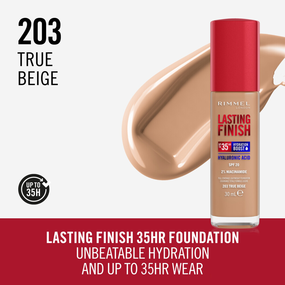 Rimmel Lasting Finish 35H Foundation True Beige 20330 ml