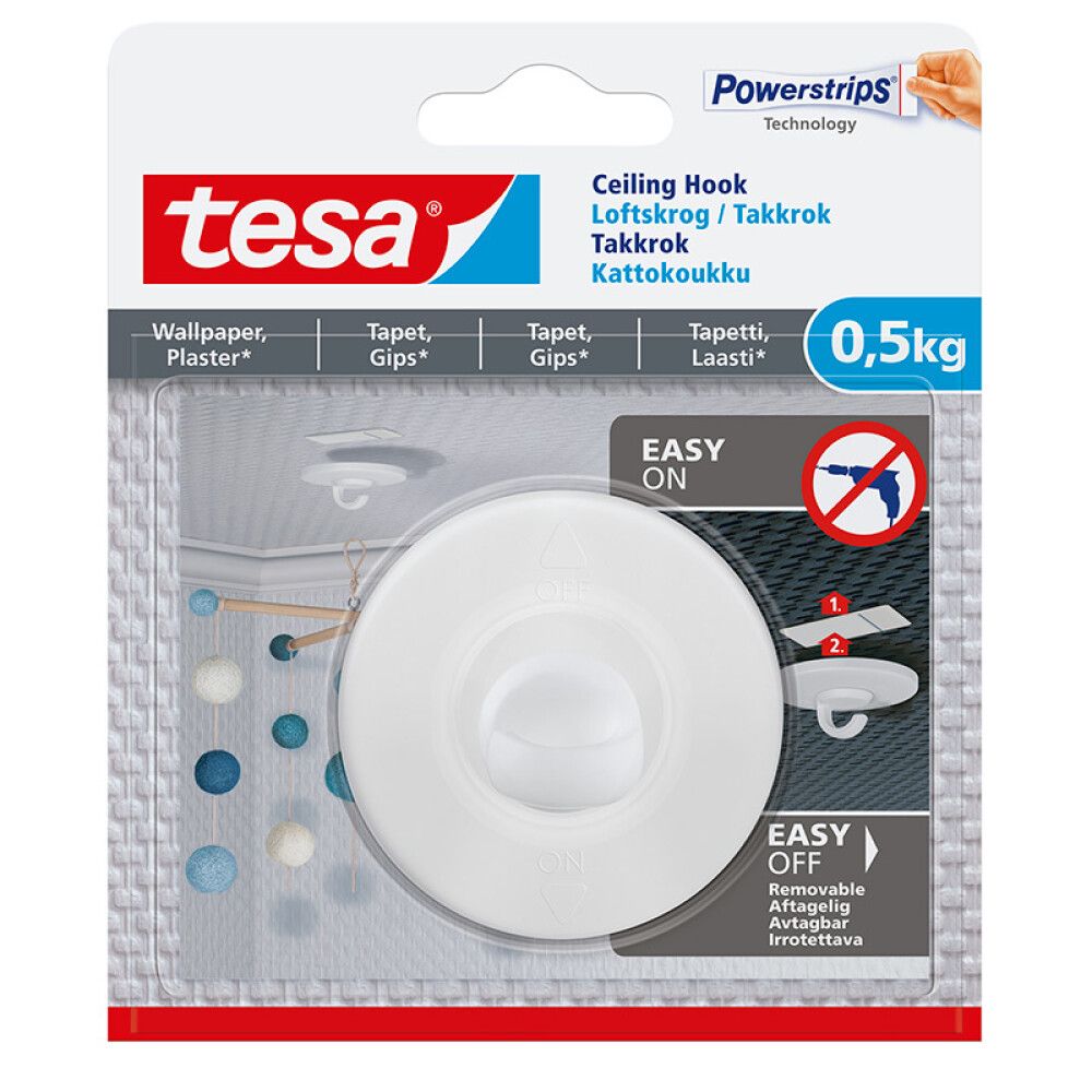SELVKLEBENDE TAKKROK TESA 0,5KG 1STK
