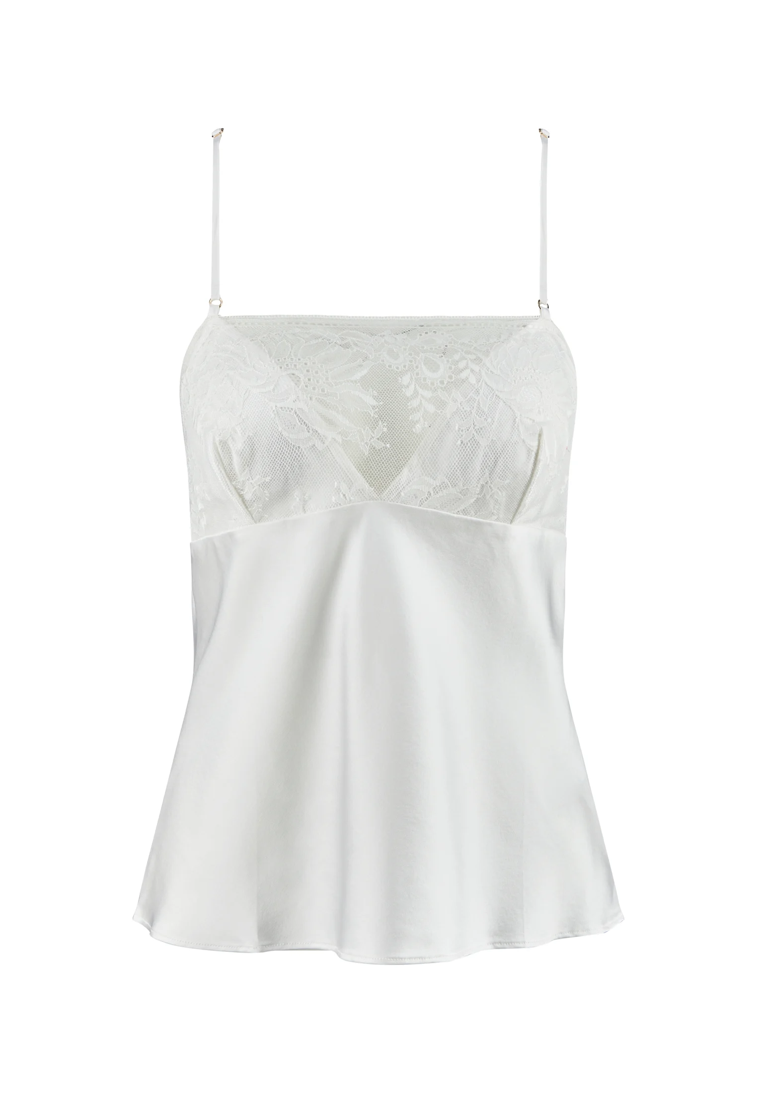 MIDNIGHT WHISPER - Top à fines bretelles | Blanc