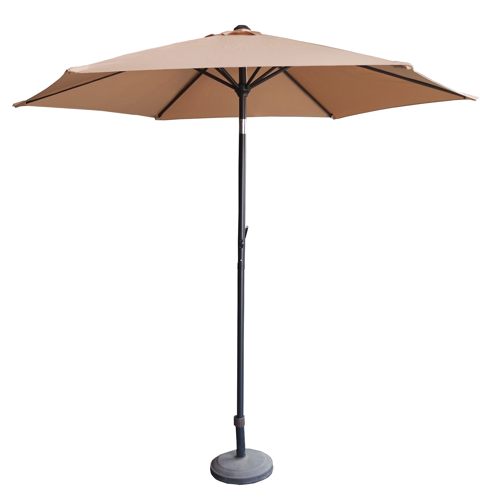 Marktschirm - greige - Ø 250 cm