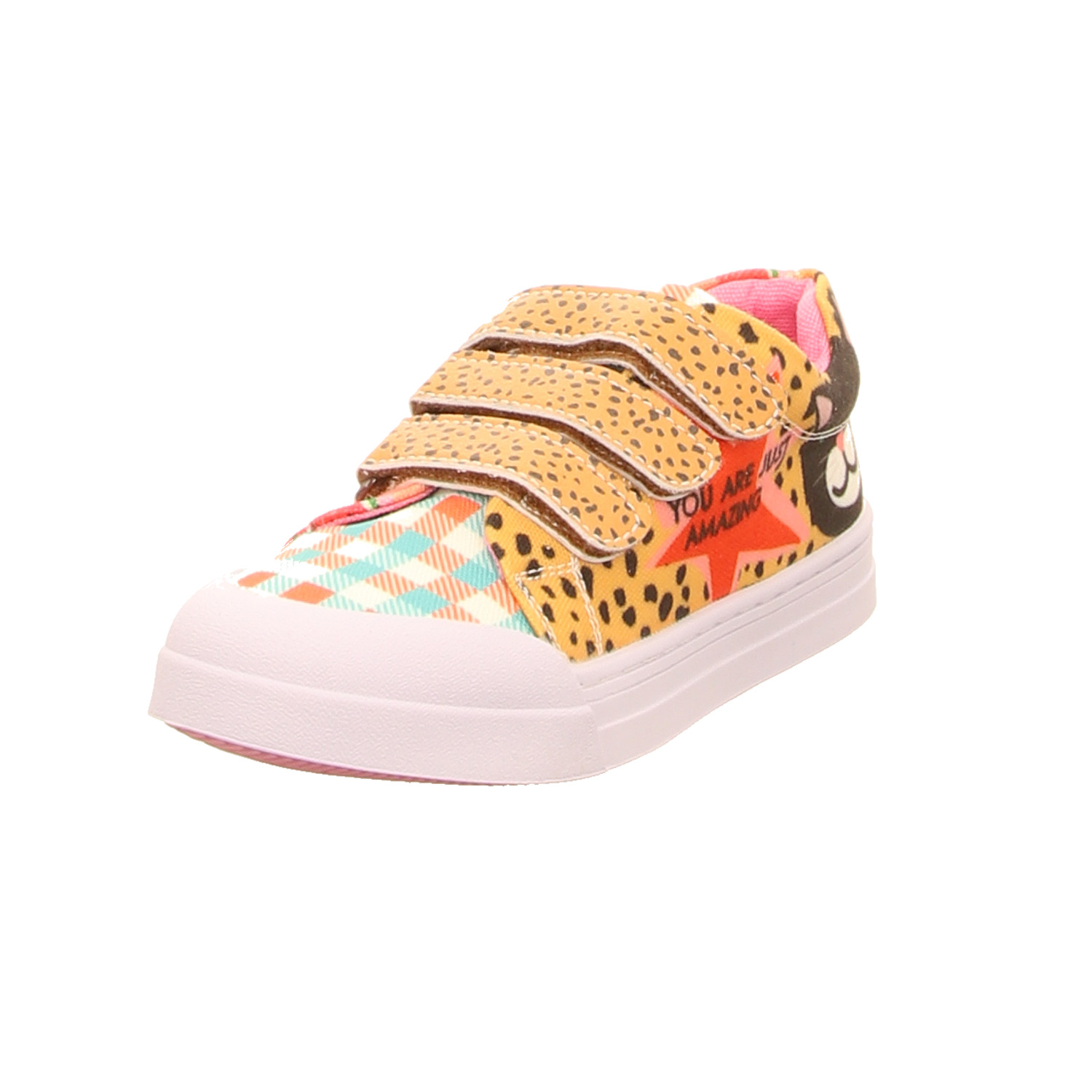 Shoesme Klettschuh rose/pink
