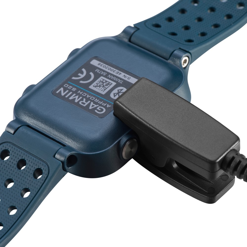 (1m) Garmin USB A Ladekabel Ladegerät Clip Dockingstation - Schwarz