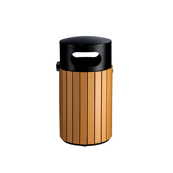 Corbeille extérieure cylindrique 40 litres