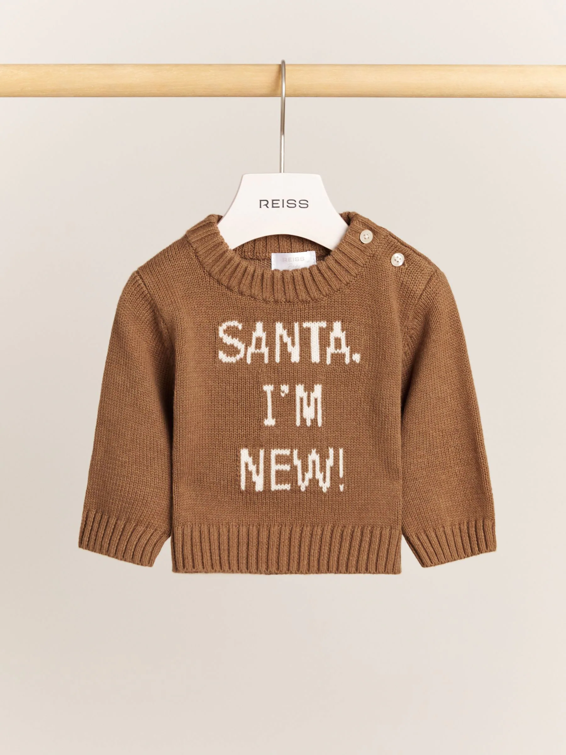 Reiss Eli Cotton-Cashmere Christmas Jumper