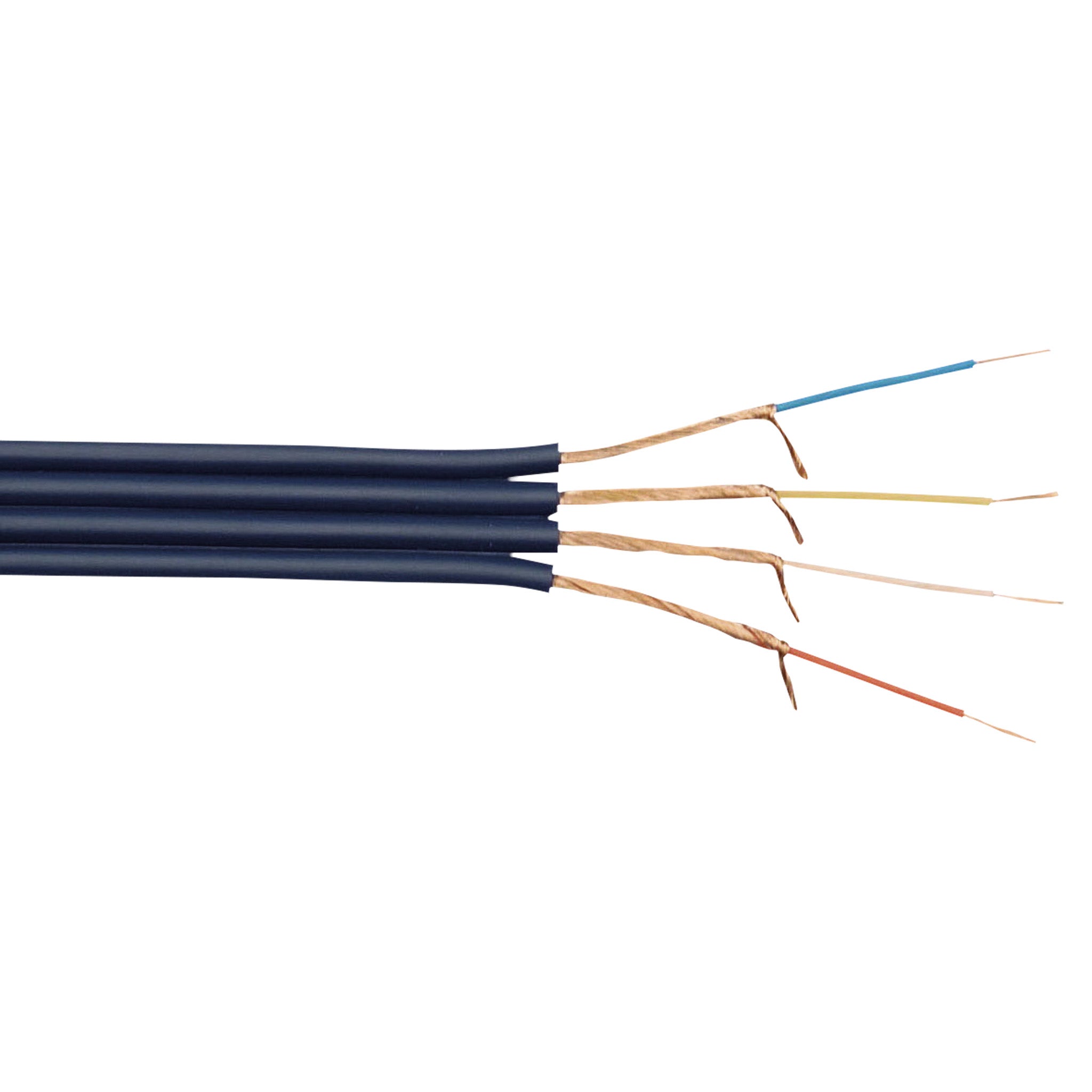 DAP AV-84 audio/video-kabel 4-weg op rol, 100 meter