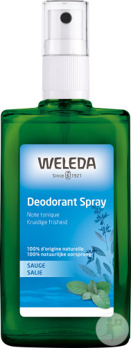 Weleda Déodorant À La Sauge Note Tonique Spray 100ml