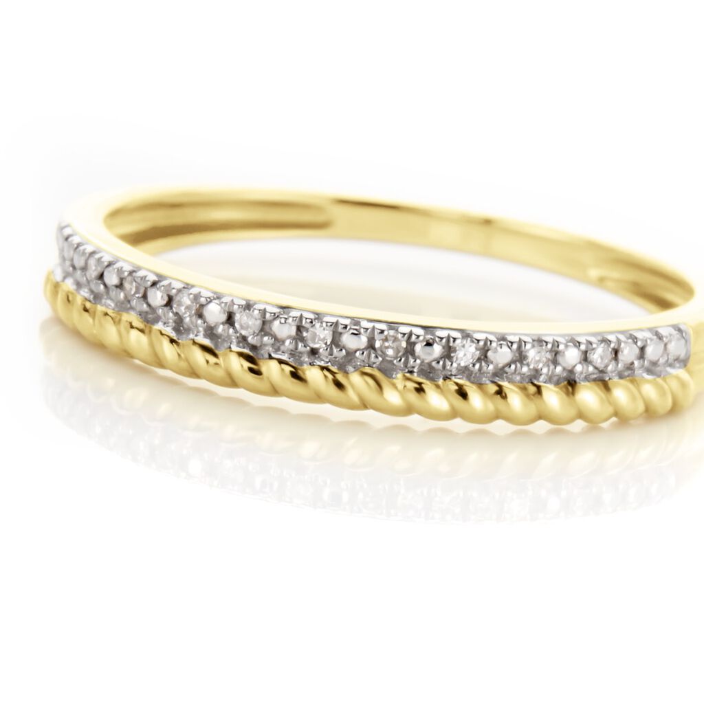 Bague Or Jaune Uxella Diamants