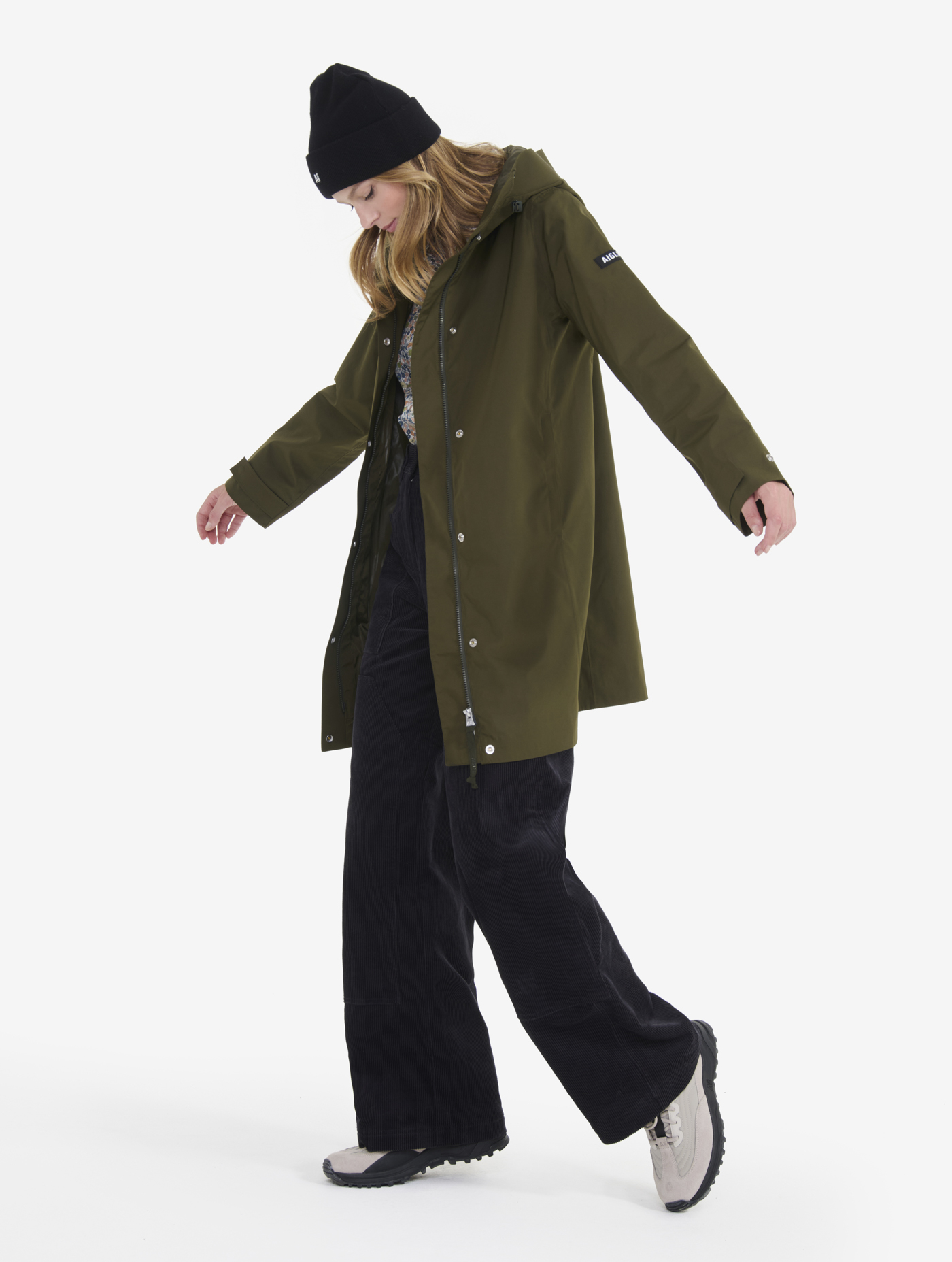 Parka longue MTD  à capuche ALGUE