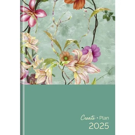 Korsch Verlag Buchkalender Create & Plan Floral 2025