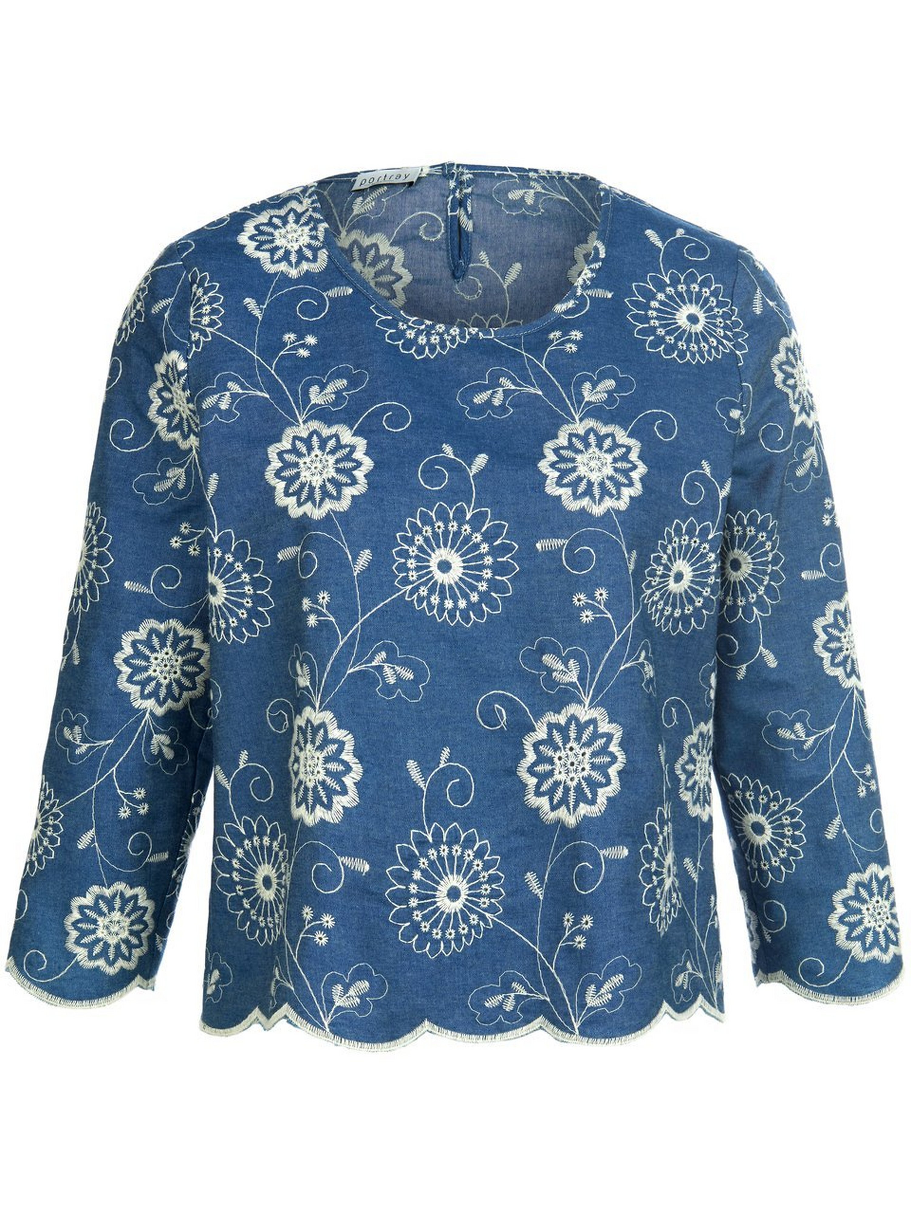 Blusen-Shirt mit 3/4-Arm