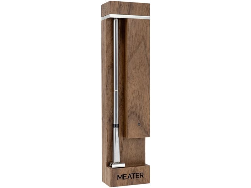 Meater Fleischthermometer ApptionLabs Meater Pro Dunkelbrau Kabelloses und smartes Fleisch-Thermometer für Ofen, Grill, Küche, BBQ Smoker mit Bluetooth 5.2 Coded PHY Long Range Connectivity