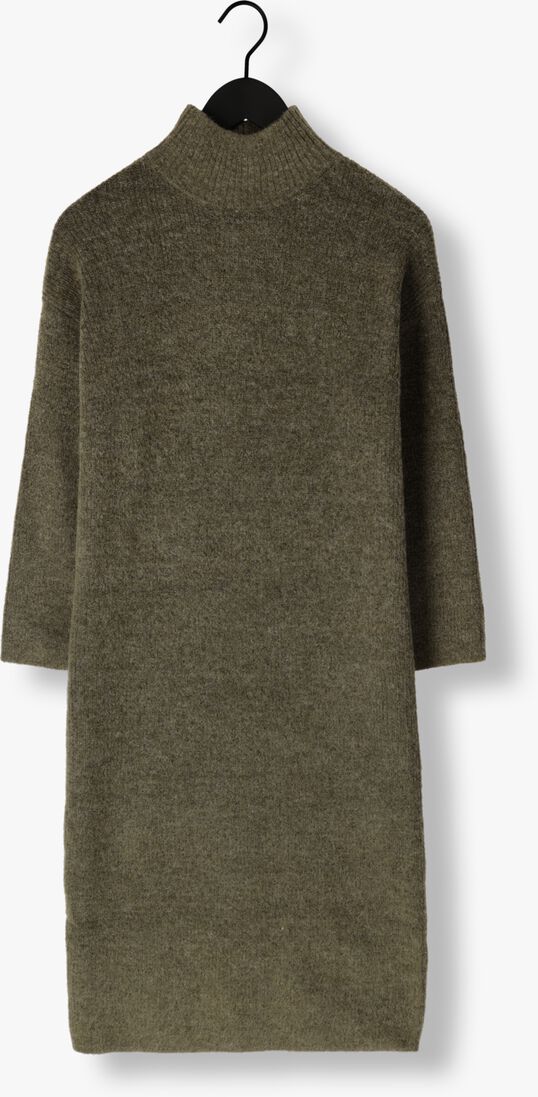 SELECTED FEMME groene selected femme midi jurk slfmaline ls knit dresshigh neck