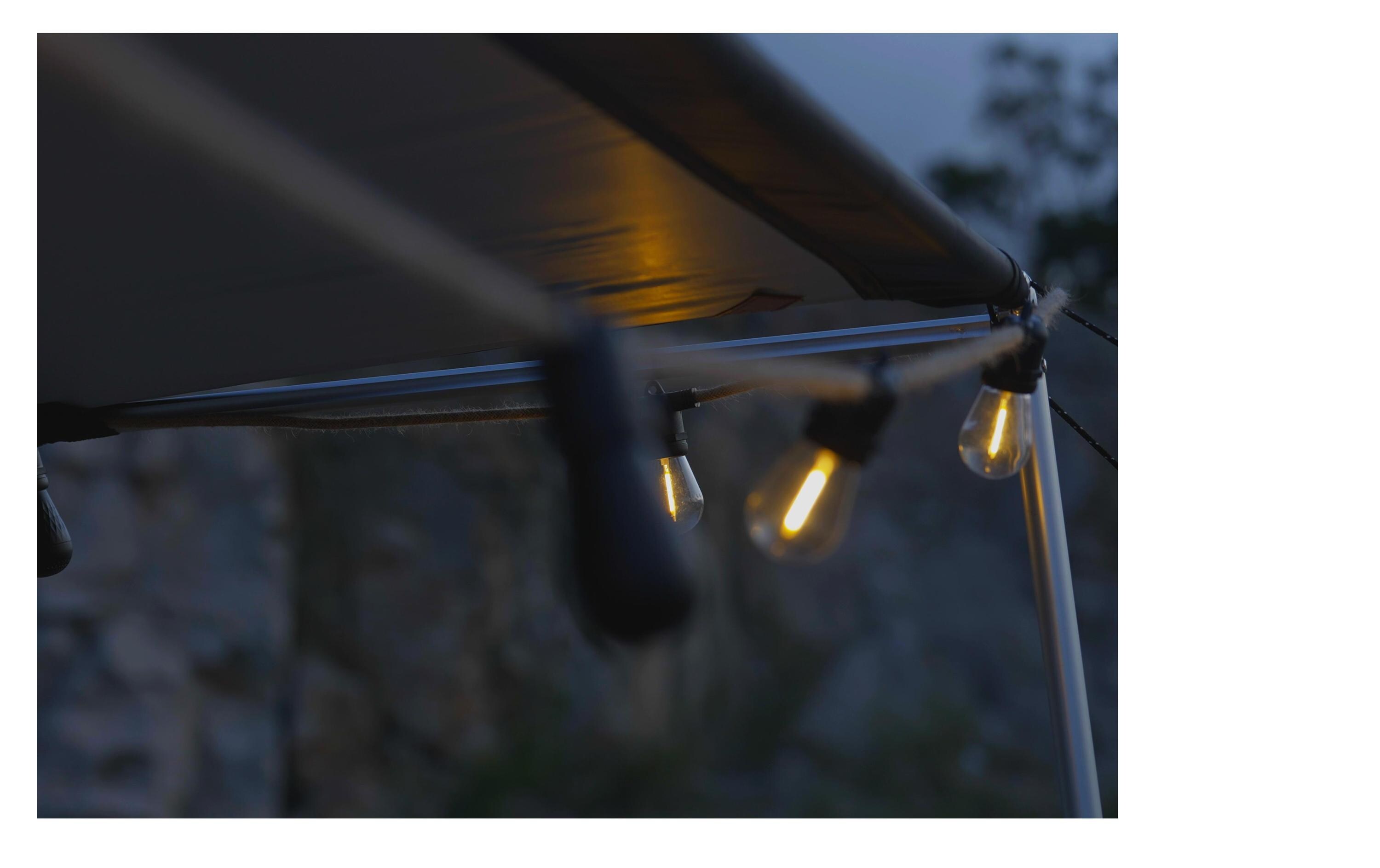 Lichterkette mit LautsprecherSaitenlicht mit Lautsprecherbirne