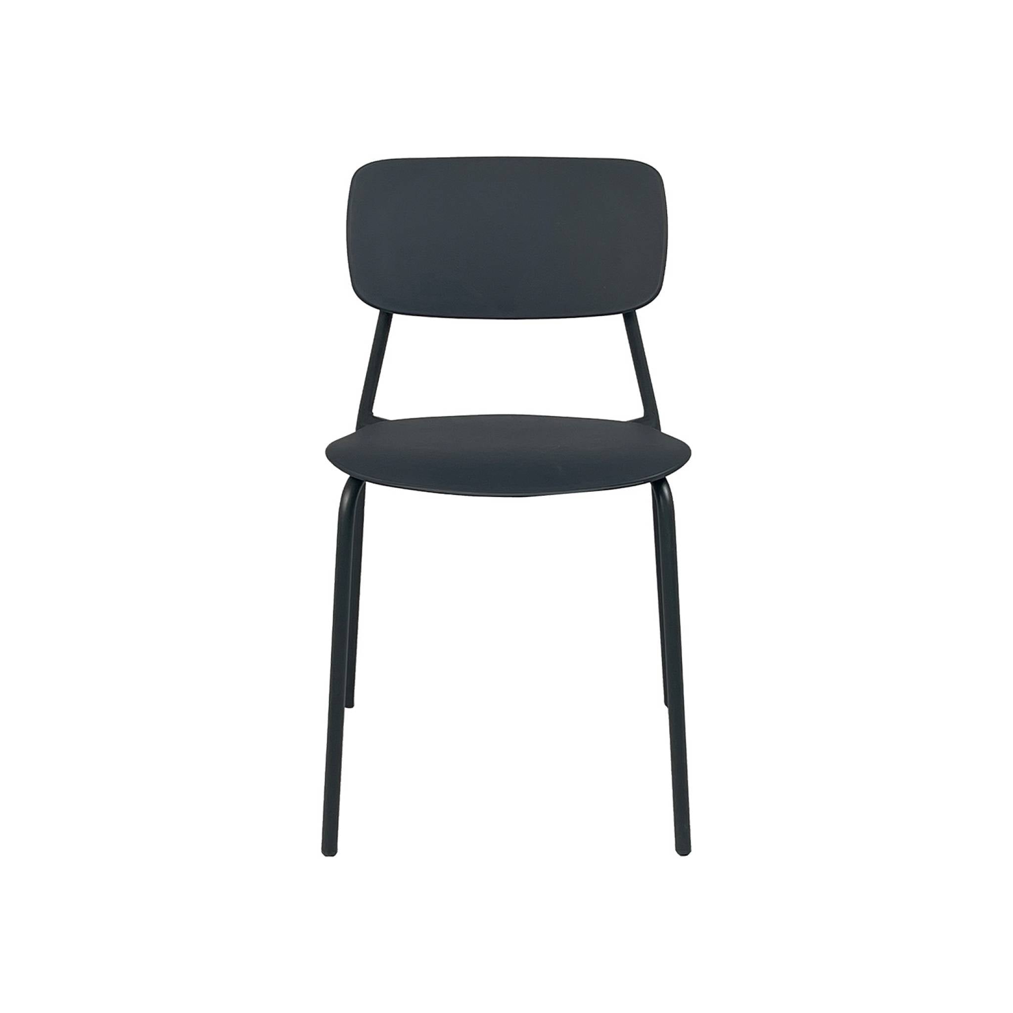 sweeek - Stapelbare tuinstoelen van staal en kunststof (set van 2)