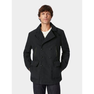 Hannes Roether Herrenjacke Doppelreiher, Schwarz