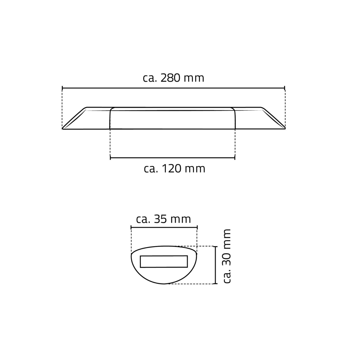 Sapho douche voetsteun antislip RVS 30cm